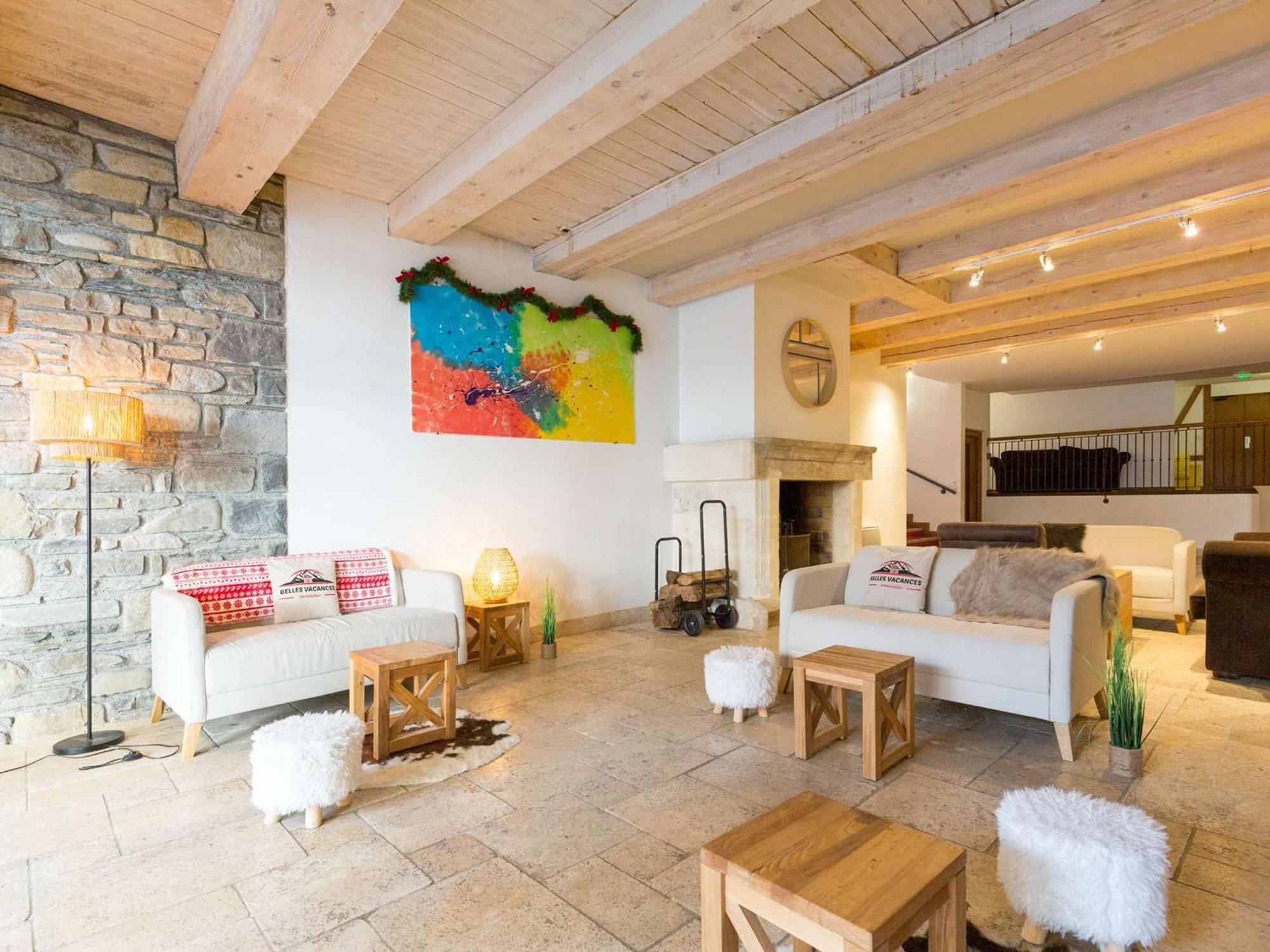Appartement 10 Pers Avec Piscine, Sauna Et Parking En Centre-Ville De Saint-Lary-Soulan - Fr-1-296-394 ภายนอก รูปภาพ